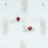 Lovely Little Ruby Studs