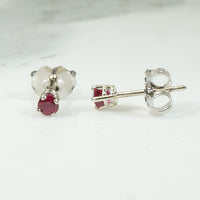 Lovely Little Ruby Studs