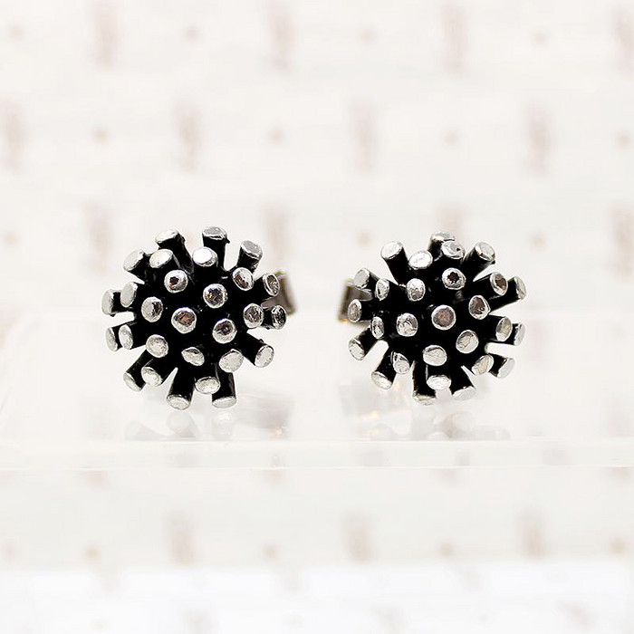 atomic cufflink and tie pin set