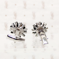 atomic cufflink and tie pin set