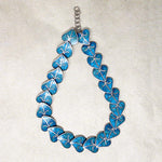 Turquoise Inlay Leaves Necklace, Bracelet & Earrings