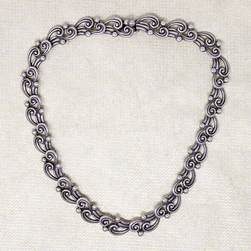 Fabulous Choker, Bracelet & Earring Set Signed Margot de Taxco