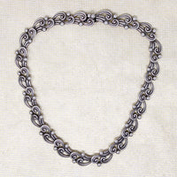 Fabulous Choker, Bracelet & Earring Set Signed Margot de Taxco