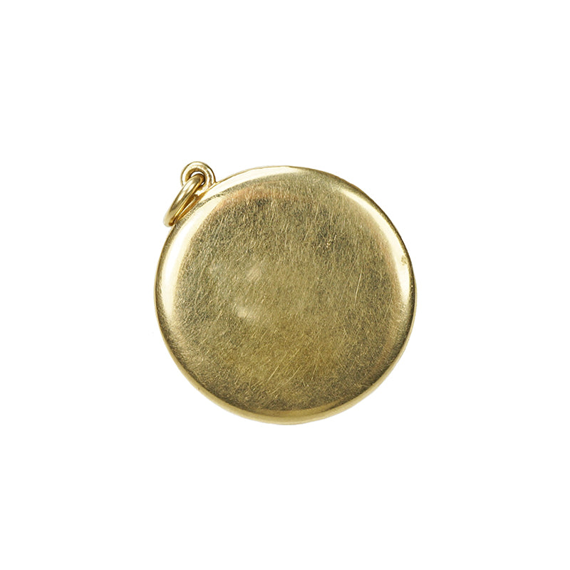 Vintage Sagittarius Locket in Gold
