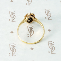 Cushion Cut Sapphires and OMC Diamonds in 18k