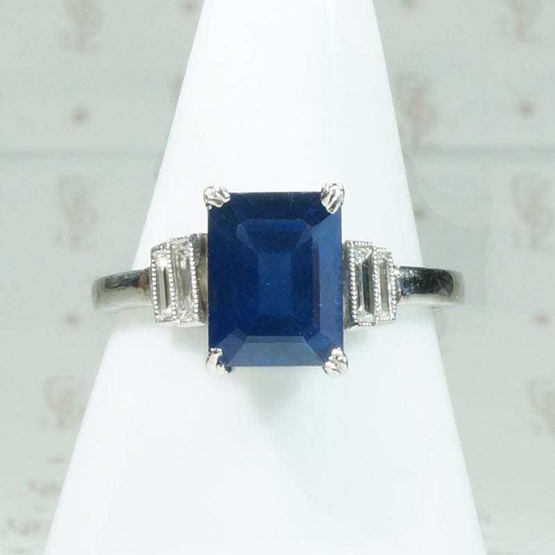 Stunning Sapphire and Diamond Engagement Ring