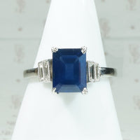 Stunning Sapphire and Diamond Engagement Ring