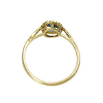 The Sapphire and Diamond Vintage London Engagement Ring - Gem Set Love