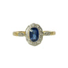 The Sapphire and Diamond Vintage London Engagement Ring - Gem Set Love