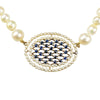 Circa 1900 Pearl and Sapphire Necklace