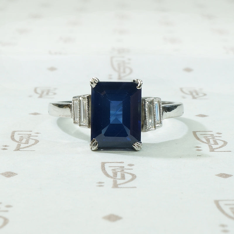 Stunning Sapphire and Diamond Engagement Ring