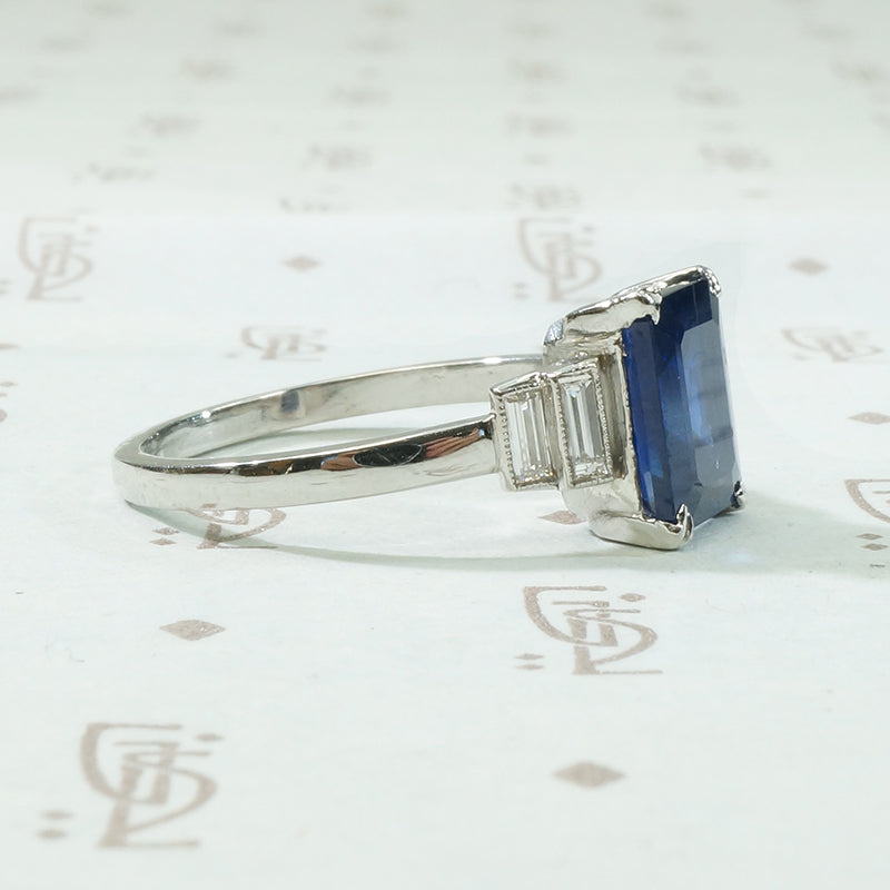 Stunning Sapphire and Diamond Engagement Ring