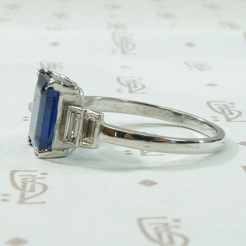 Stunning Sapphire and Diamond Engagement Ring