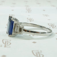 Stunning Sapphire and Diamond Engagement Ring