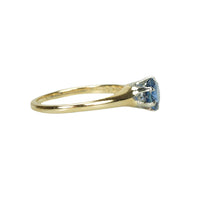 Cornflower Blue Sapphire Solitaire - Gem Set Love