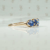 Antique Ring with Stunning Sapphires