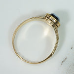 Beautiful 19thc Banded Agate Locket Ring