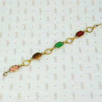 Vintage Stone Scarab Bracelet
