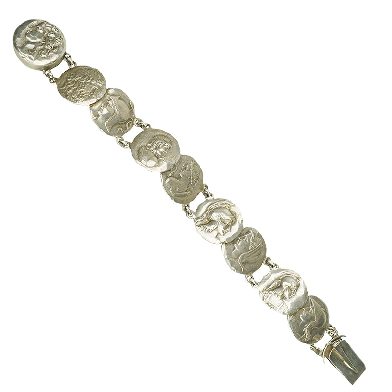 Sterling Schiebler Medallion Bracelet