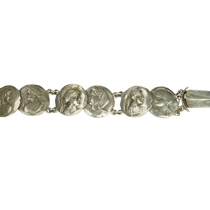 Sterling Schiebler Medallion Bracelet