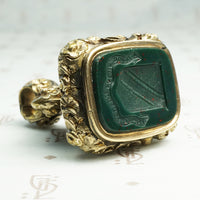 Bloodstone Fob Seal with Fortescue Family Crest