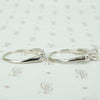 Unique Vintage Platinum and Diamond Wedding Set