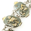 Antique Shakudo Bracelet in the shape of Japanese LanternsAntique Shakudo Bracelet in the shape of Japanese Lanterns