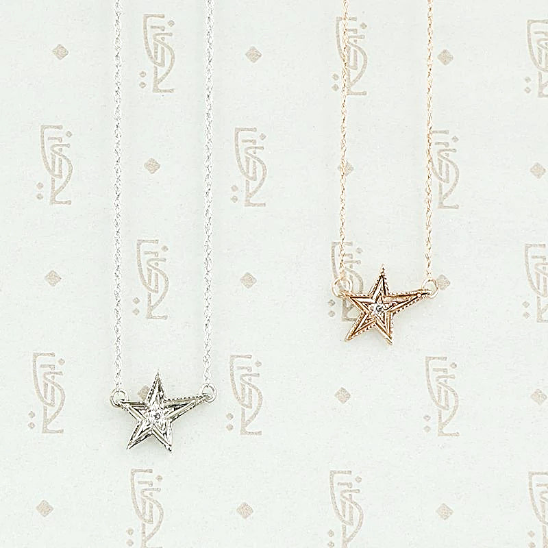 Diamond Star Necklace by 720