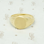Luxurious Recycled Gold Signet Ring