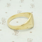 Luxurious Recycled Gold Signet Ring