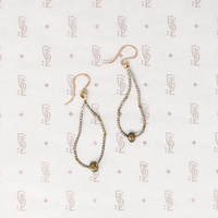 Handmade Silver & Silk Earrings by Ancient Influences