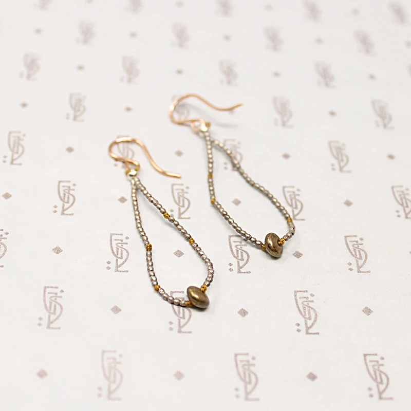 Handmade Silver & Silk Earrings by Ancient Influences