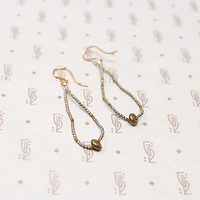 Handmade Silver & Silk Earrings by Ancient Influences