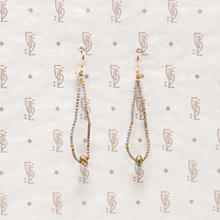 Handmade Silver & Silk Earrings by Ancient Influences