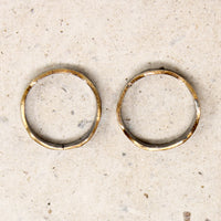 Gold Leafed Silver Split Band by Acanthus