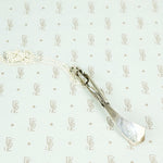 hammered silver mod mod moveable studio hand made necklace
