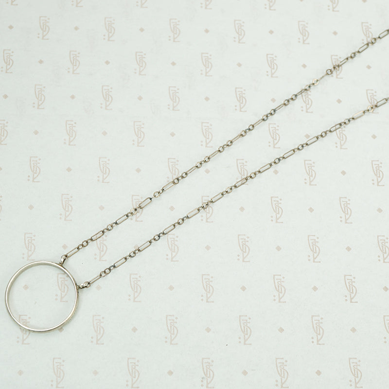 The Silver Circle Necklace