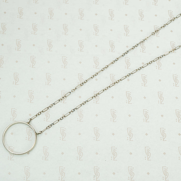 The Silver Circle Necklace