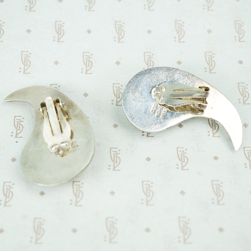 Vintage Mexican Silver Earrings