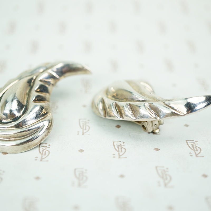 Vintage Mexican Silver Earrings