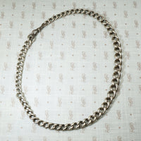 Classic English Hallmarked Sterling Watch Chain