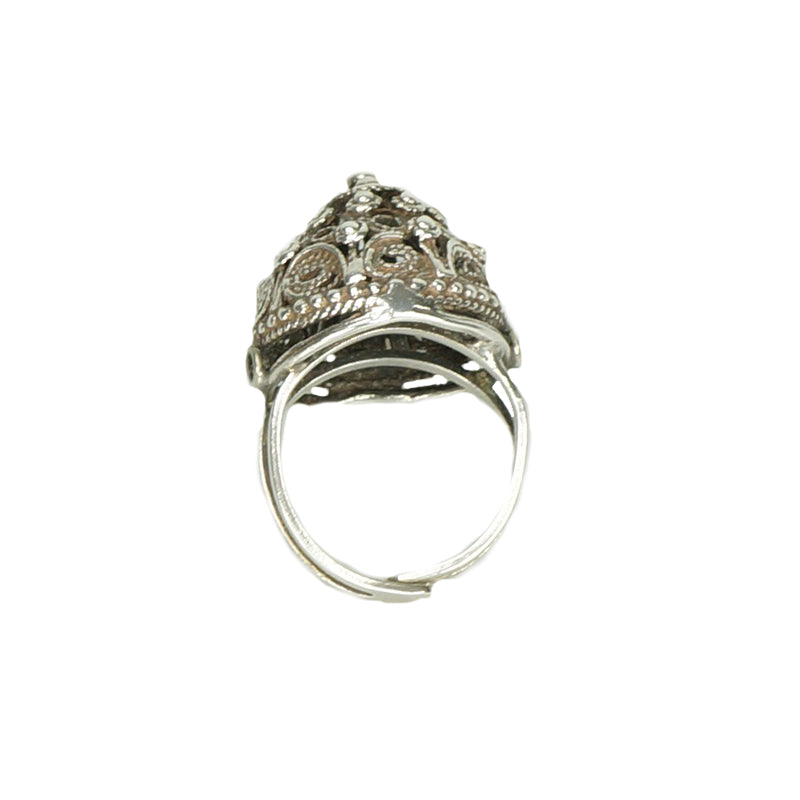 sterling silver fancy tribal wire work ring size 5 6 7