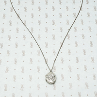 engraved sterling silver locket