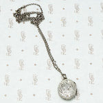 engraved sterling silver locket