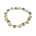 Vintage Operculum Shell Necklace in Coin Silver
