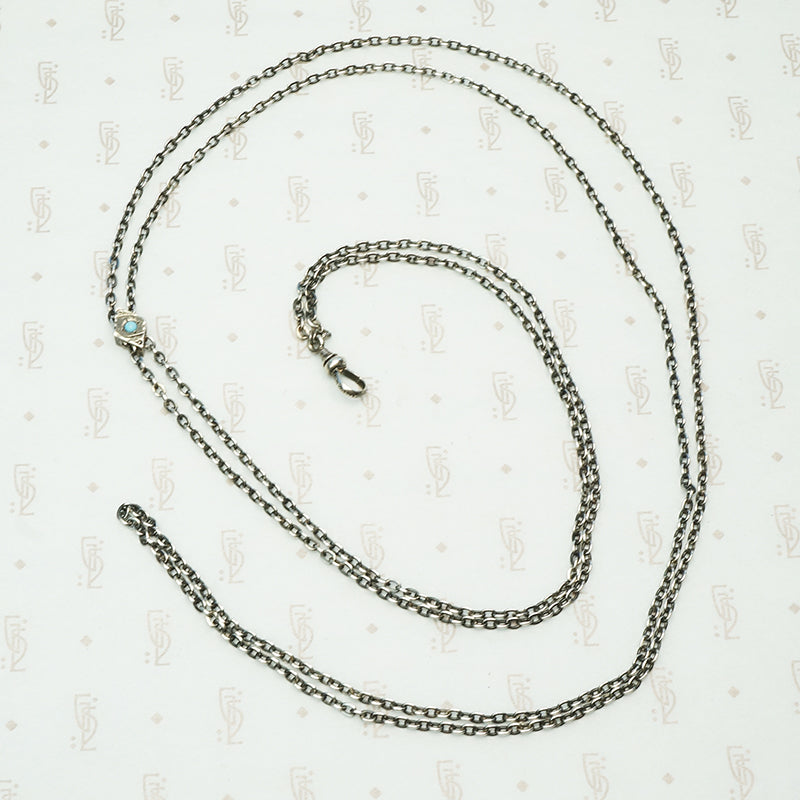 Lovely Sterling Silver 19th Century Slide Chain