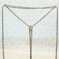 Lovely Sterling Silver 19th Century Slide Chain
