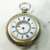 Fine Silver Half Hunter Key Wind Watch