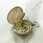 Fine Silver Half Hunter Key Wind Watch