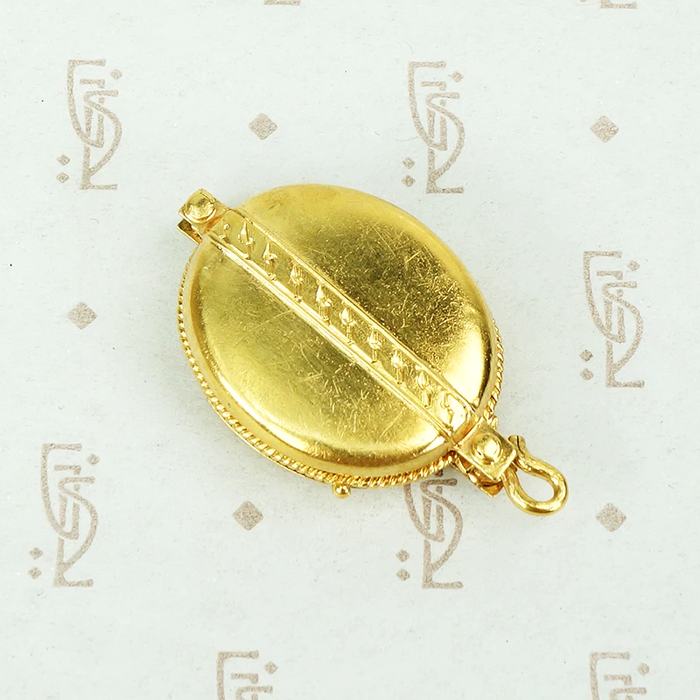 Antique 18k Gold Sliding Locket
